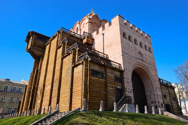 Golden Gate, głównym zabytkiem starożytnych Kijów — Zdjęcie stockowe