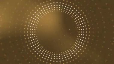 Pürüzsüz renk geçişleriyle parlayan noktalı bir tünel içeren bir döngü animasyonu. Kırmızı, yeşil, altın, mor, mavi ve turkuaz parlak, sonsuz bir koridor etkisi yaratıyor.