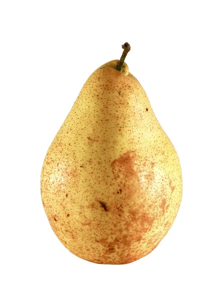 Yellow pear isolated on a white background — Stock Photo, Image