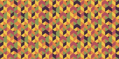 Parlak renkli küp vektör arka plan