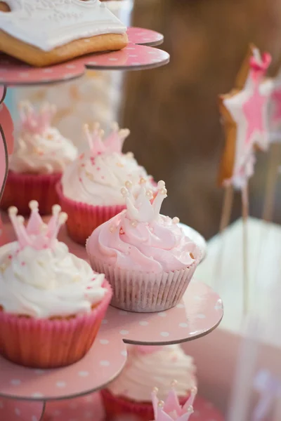 Dessert table at party — Stock Photo, Image