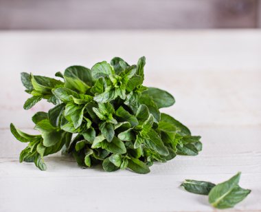 Bir demet taze nane. 