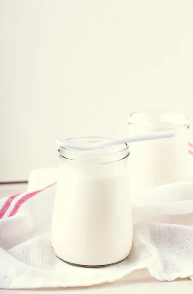 Produk susu organik — Stok Foto