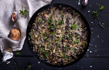 Kavrulmuş petrol mantar