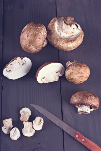 Свіжі гриби зі спеціями — стокове фото