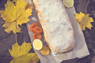 Meyveli turta elmalı, kabak