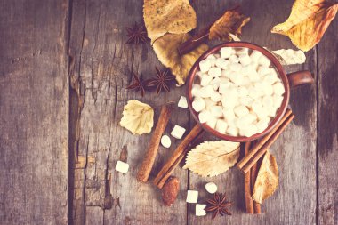 Şekerlemeli sıcak kakao.