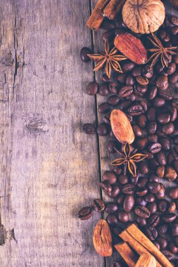 kahve çekirdekleri ile baharat