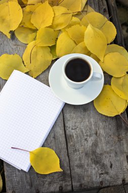 Bir fincan espresso kahve. 