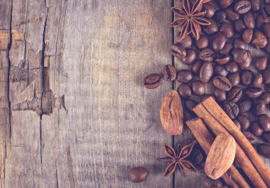 kahve çekirdekleri ile baharat