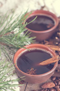 Kahve, Noel natürmort.