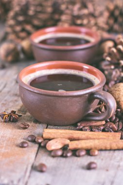 Kahve, Noel natürmort.