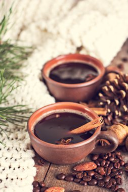 Kahve, Noel natürmort.