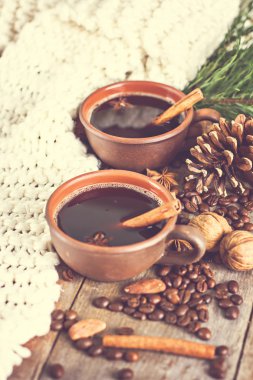 Kahve, Noel natürmort.