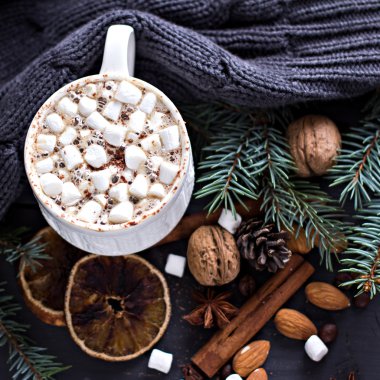 Kakao, kahve marshmelou