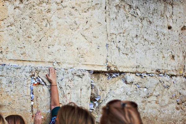 Иерусалим Израиль Ноября 2019 Года Женщины Молятся Западной Стены Kotel — стоковое фото