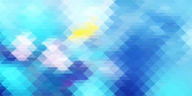 mavi soyut geometrik arkaplan. Mavi Izgara Mozaik Arkaplanı