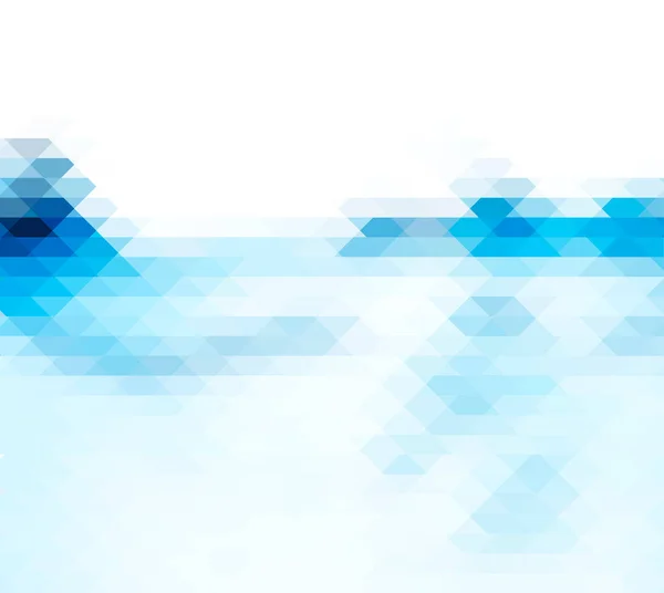 青の抽象幾何学的背景 ブルーグリッドモザイクの背景 — ストック写真