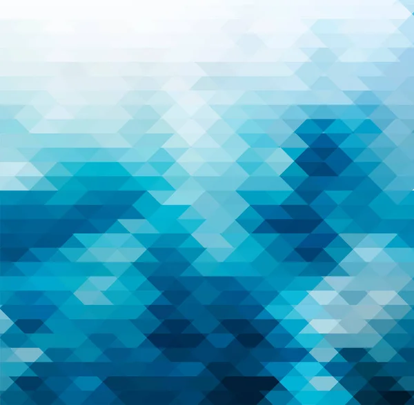 blue abstract geometric background.  Blue Grid Mosaic Background