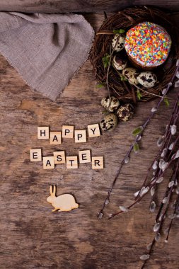 Paskalya kompozisyonu, Paskalya natürmortu, Mutlu Paskalyalar. 