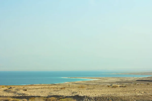 Playa Mar Muerto Mar Muerto Israel Costa Mar Muerto Amanecer — Foto de Stock