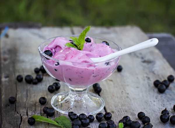 Helado de grosella negra —  Fotos de Stock