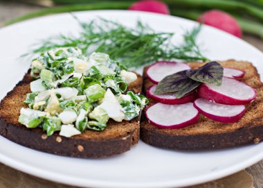ekmek arası sebze salatası