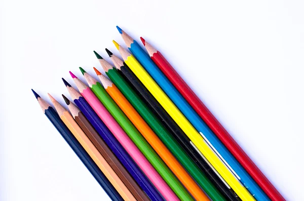 Crayons De Couleur Avec Un Crayon Souple Sur Fond Blanc. Le Concept De  Flexibilité Dans La Prise De Décision Banque D'Images et Photos Libres De  Droits. Image 137758988