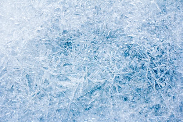 Mróz, lód. Tekstur lodu — Zdjęcie stockowe
