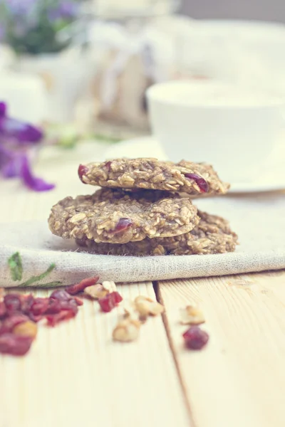 Dieta caseira de biscoito de aveia — Fotografia de Stock