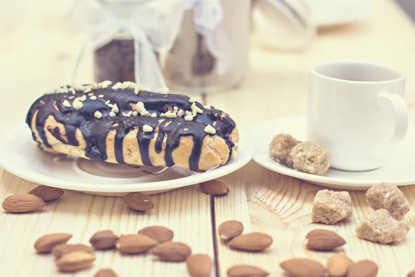 Chocoladetaart (éclair) — Stockfoto