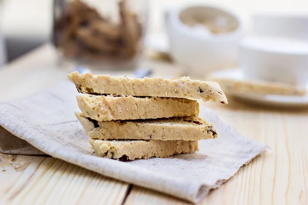 Biscotti Biscotti  with dried cranberries — Stock Photo, Image