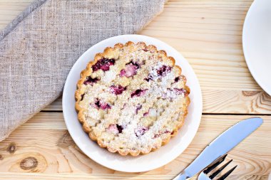 Kahve ile ev yapımı pasta