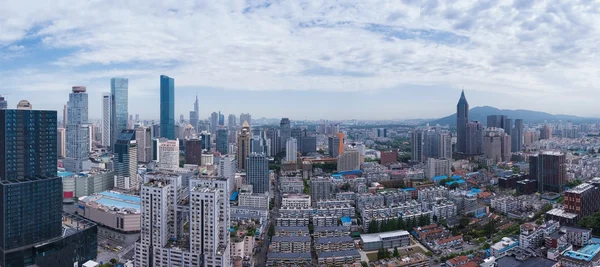 Skyline av nanjing stad — Stockfoto