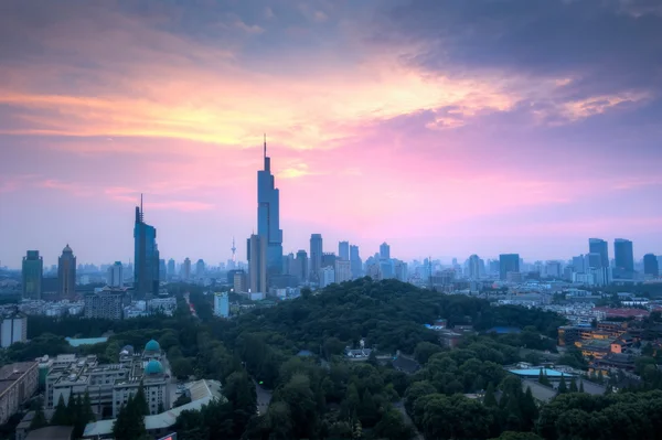 Sunset Above The Zifeng Tower — Stock Photo, Image