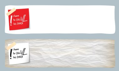 İki afiş ve antrenörü aramak zorunda kelime