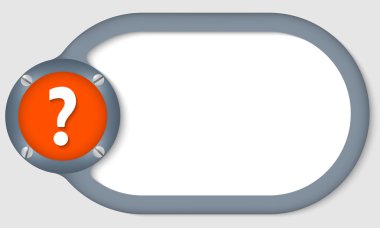 soru işareti ile herhangi bir metin için dairesel metin çerçevesi