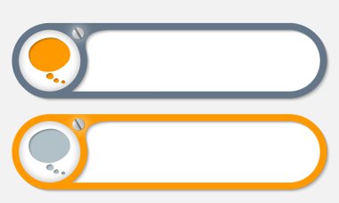 vektör düğmeleri ile vida ve konuşma balonu