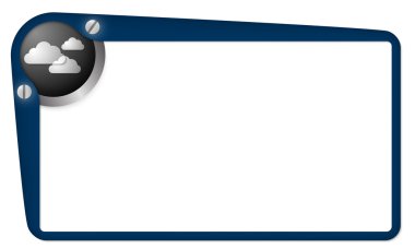 vektör kutusu bulutlar aksanlı