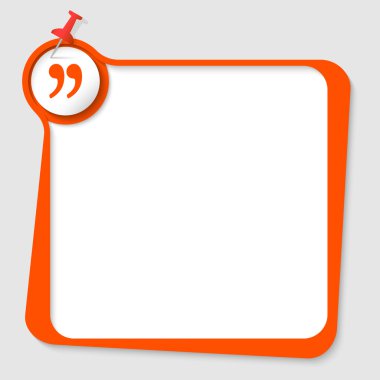 Pulpin ve tırnak işaretli metin kutusu