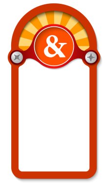 Kırmızı dikey kutu 