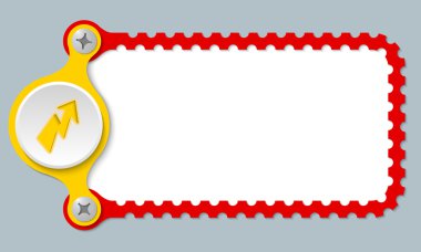 Delikli vektör çerçeve ve flash