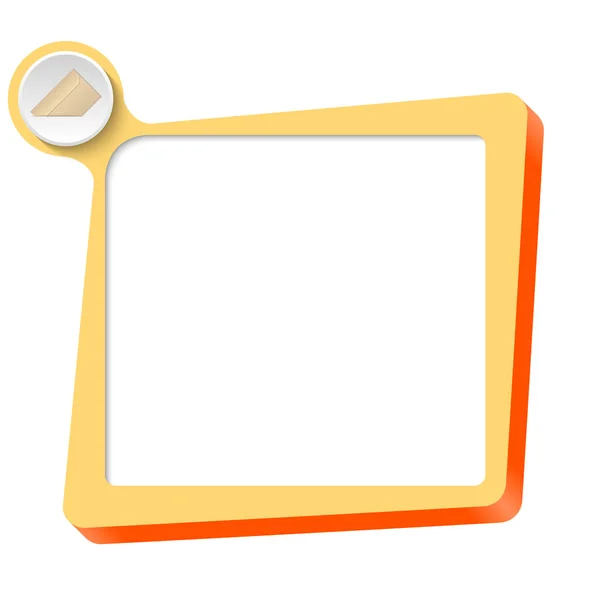 Zone de texte vectoriel pour tout texte et enveloppe — Image vectorielle
