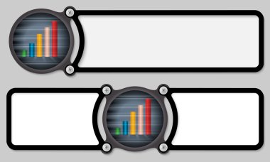 herhangi bir metin ve diyagram için karanlık çerçeveler