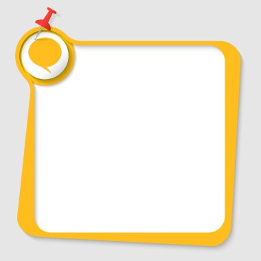 raptiye ve konuşma balonu içeren metin kutusu