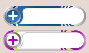 Metin ve simge vektör düğmeleri