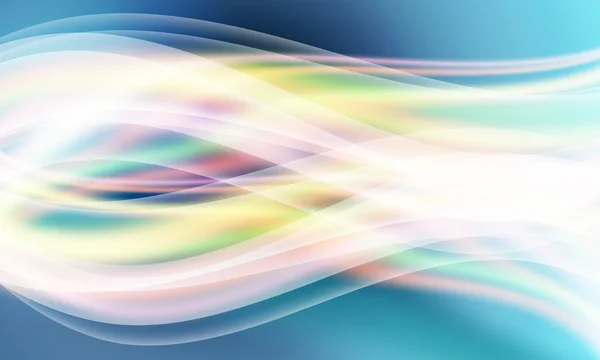 Vector abstracte achtergrond en gekleurde golven — Stockvector