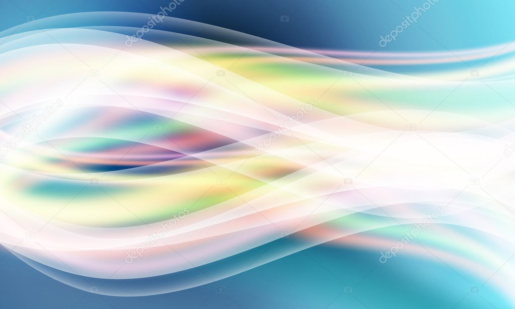 Vector abstract background and colored waves