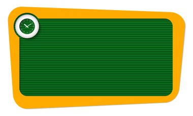 Metninizi çizgileri ve saatler için vektör çerçeve