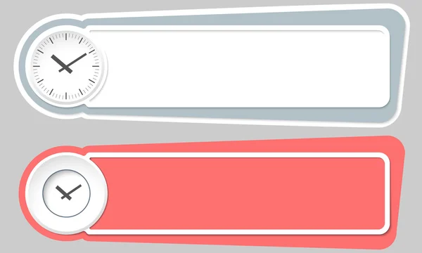 Abstrakte Buttons für Ihren Text und Ihre Uhren — Stockvektor